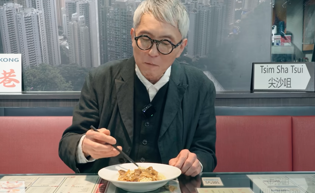 松重豐得悉香港人習慣外出吃即食麵當早餐感到震驚。