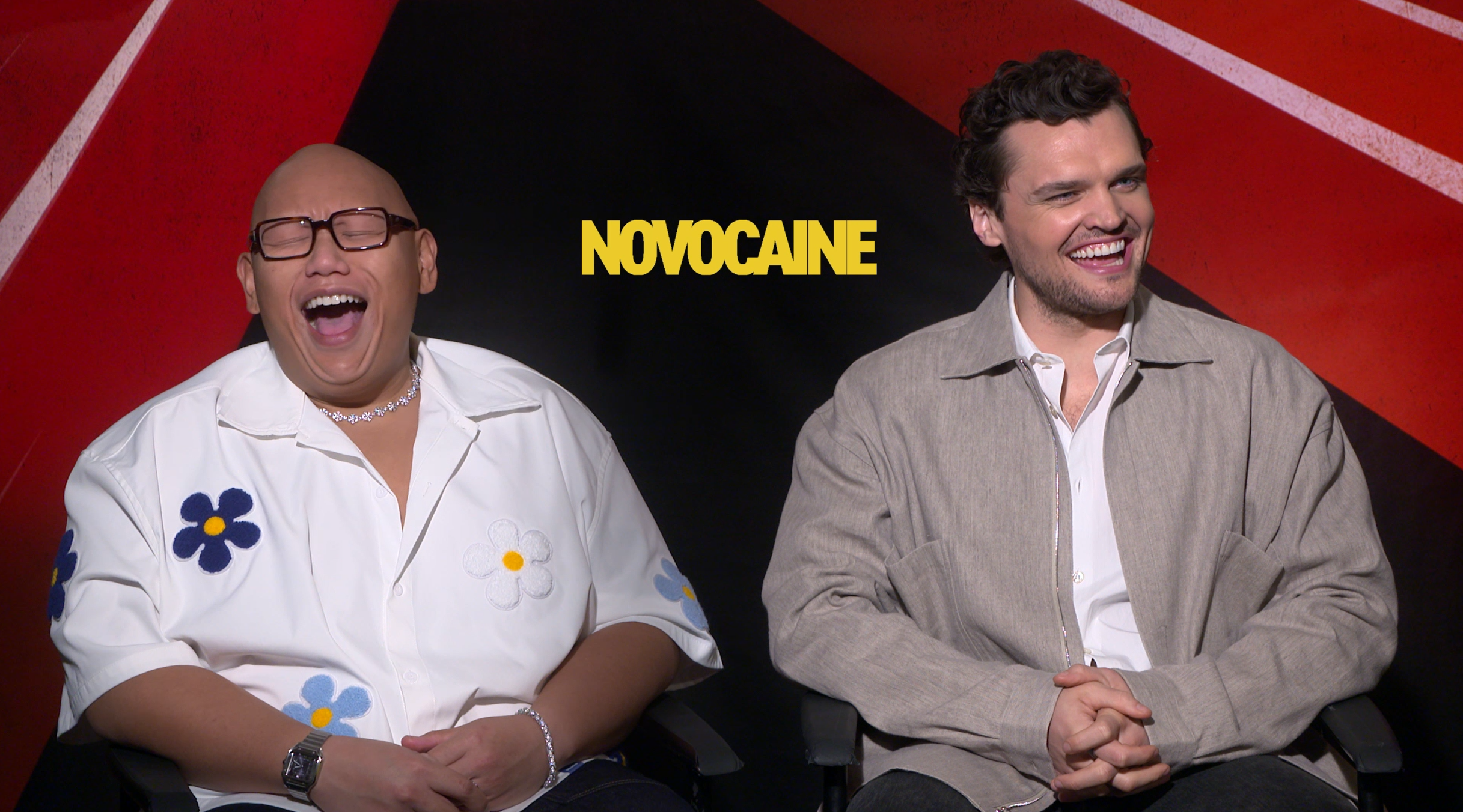 影帝積尼高遜兒子雷尼高遜與《蜘蛛人》系列演員積及貝塔隆亦一同受訪。