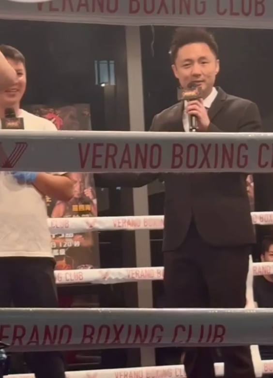 鍾培生對於四海用45秒TKO對手,也大感震驚。