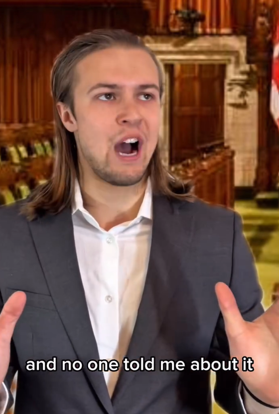 楝篤笑演員普奇斯基拍片探討加拿大該如何勝出關稅戰。(互聯網)