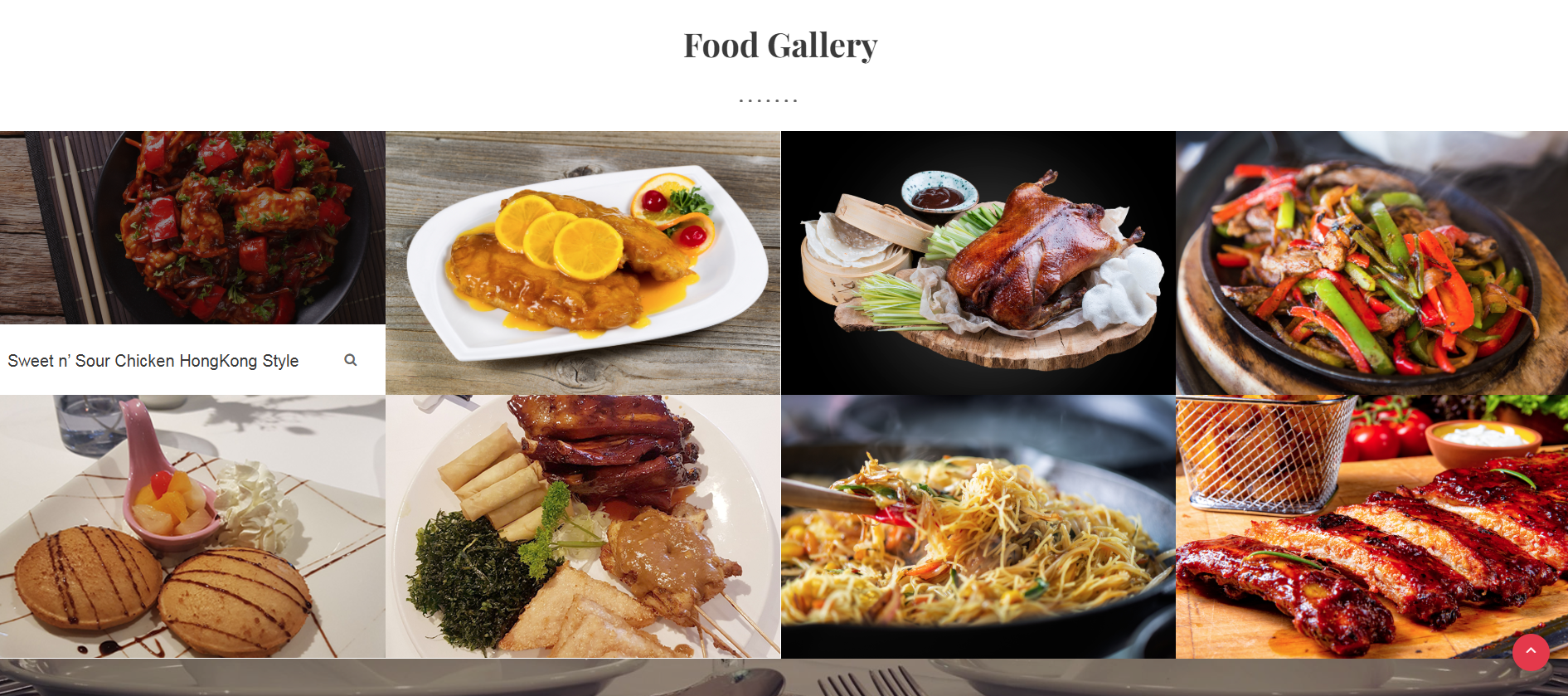 「福滿堂」網站展示多款菜式,當中包括「港式甜酸雞球」等,賣相吸引。(福滿堂網站)