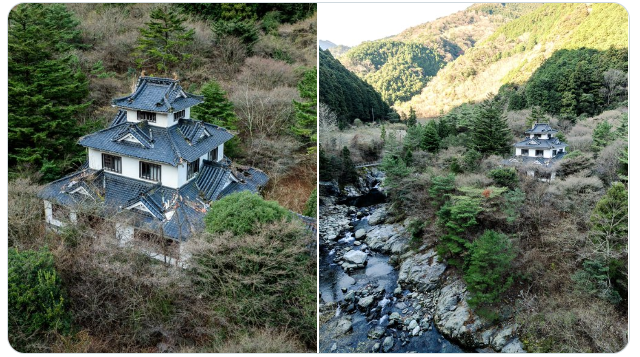 有日本攝影師發現一座「謎之城」。(X@JIYUKENKYU_jp)