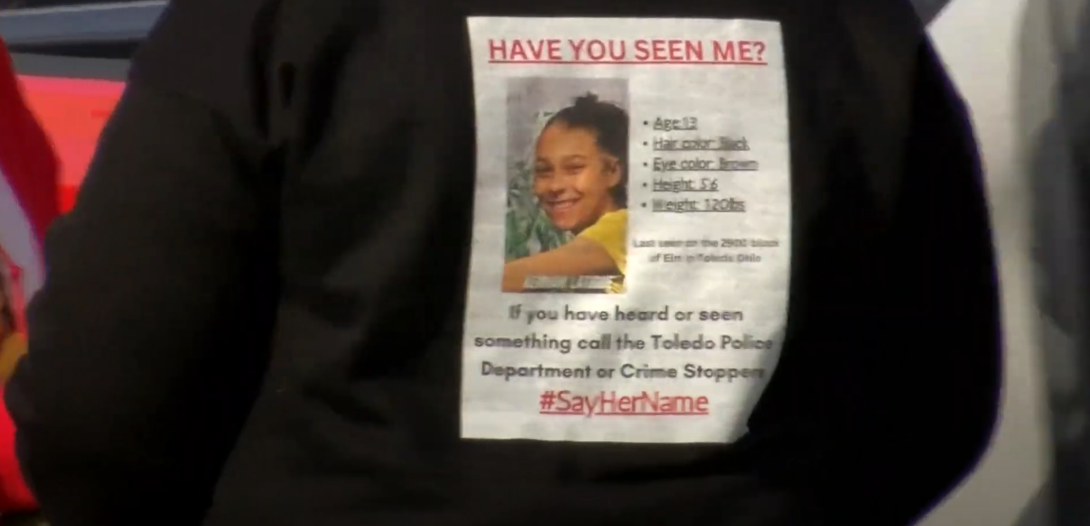 遇害少女拉蒂格 (Keimani Latigue)6天前被家人報警失踪