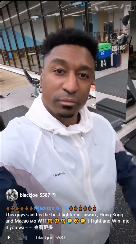 曾參與過「培生擂台」的前微辣成員Black Joe就拍片向四海下戰書。