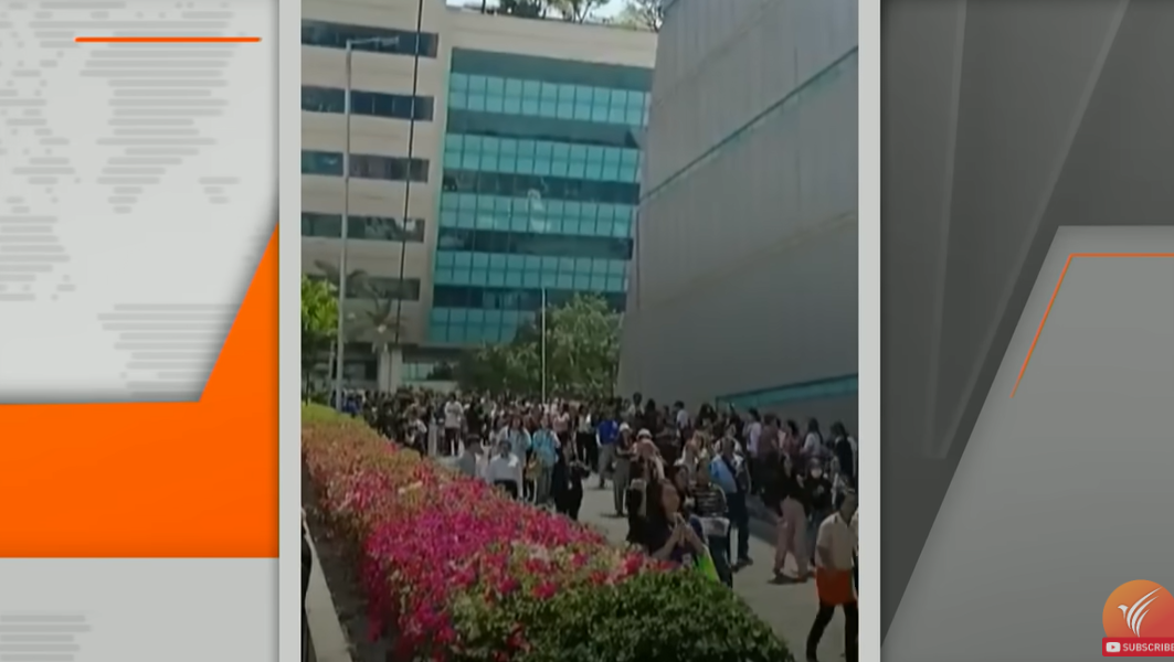 曼谷有多個政府部門的辦公大樓和醫院周一早上緊急疏散。(互聯網)