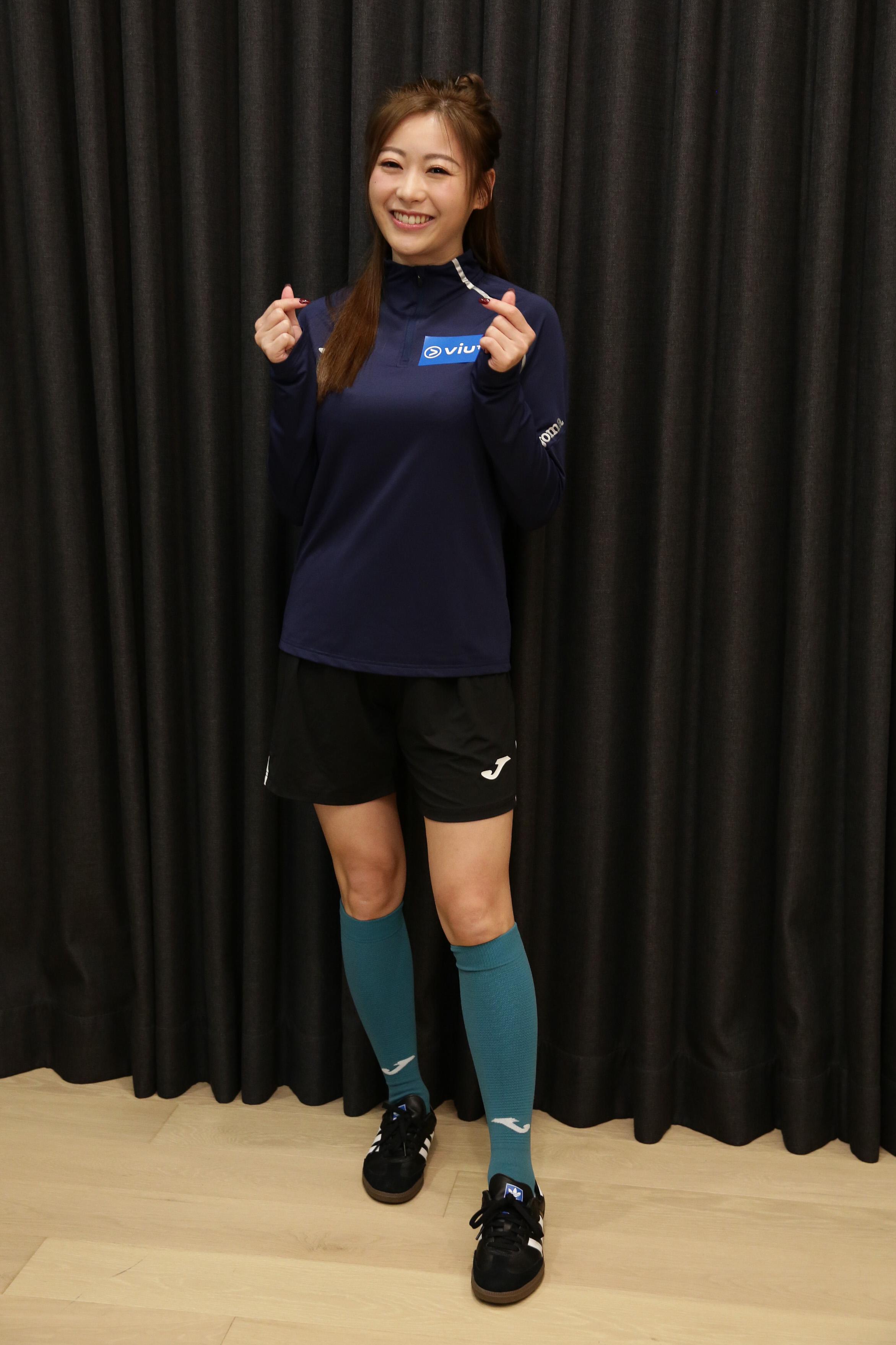 鄭杞瑤(Kylie C.)出席《足球女將》記者會。