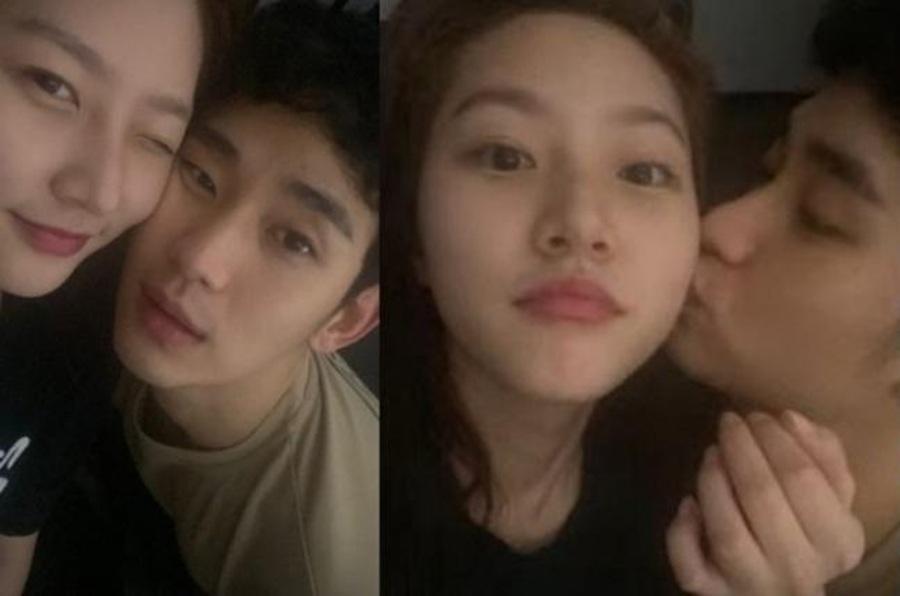 金賽綸老公不滿老婆與前度的事,所指的前度極有可能是金秀賢。