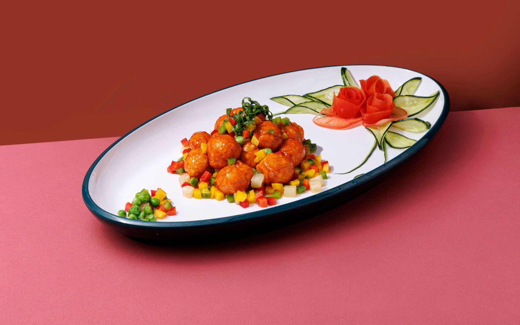 「第一屆金筷子明火創意名菜大賞銀獎」芝士香蕉流心咕嚕肉$238