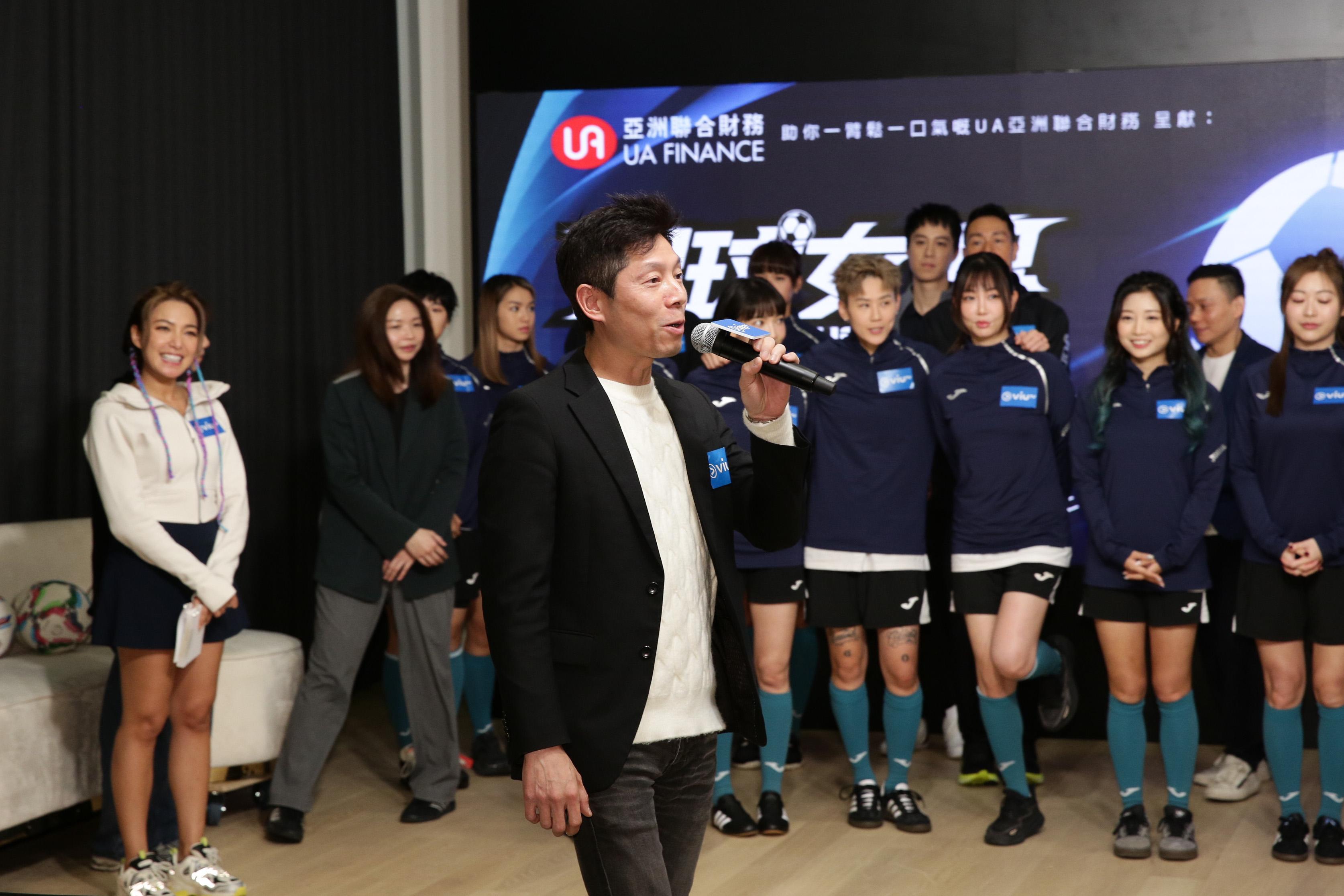 香港電視娛樂有限公司總經理鍾廣德先生。