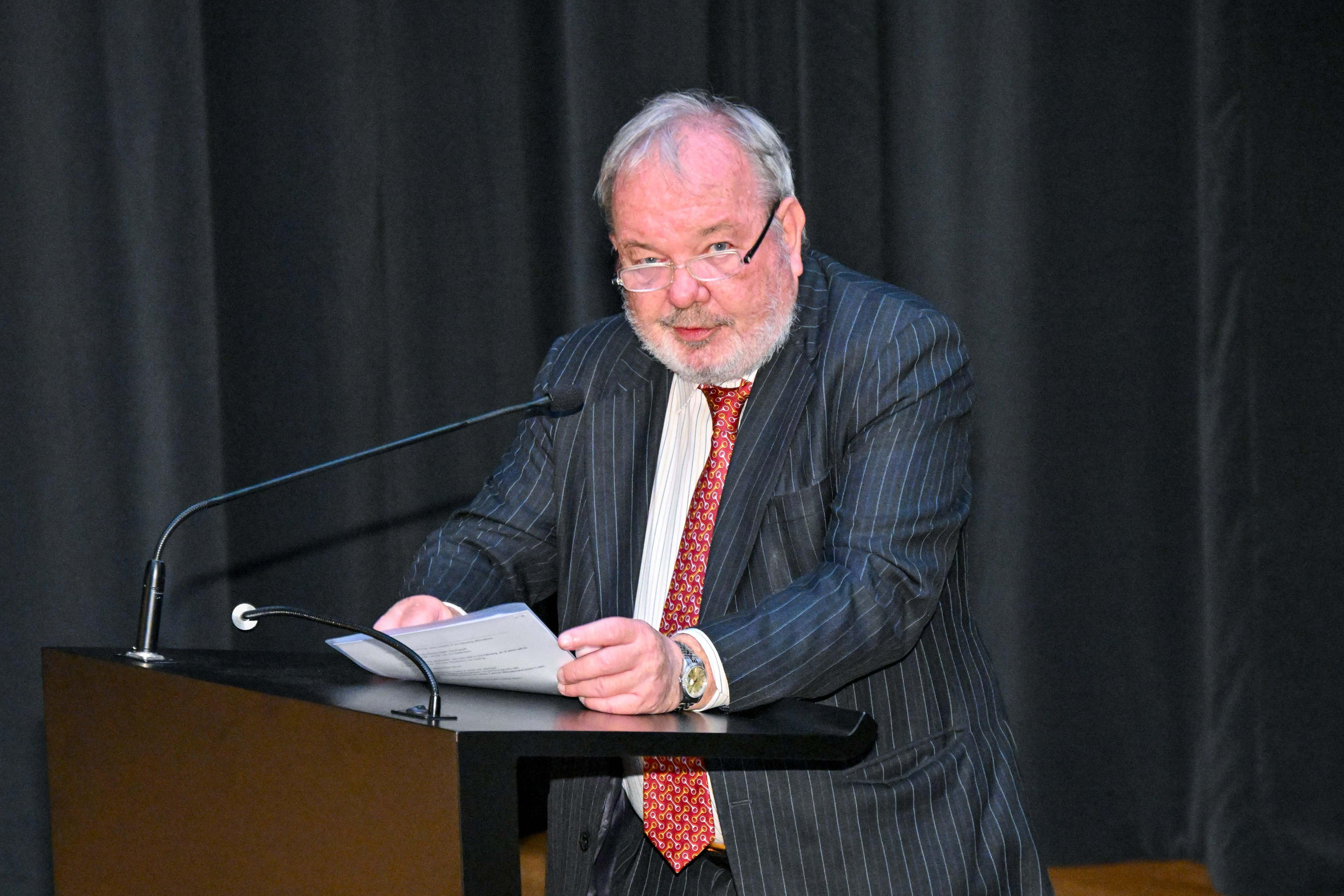 馬會董事孔思和於開幕儀式上致辭。(大會提供)