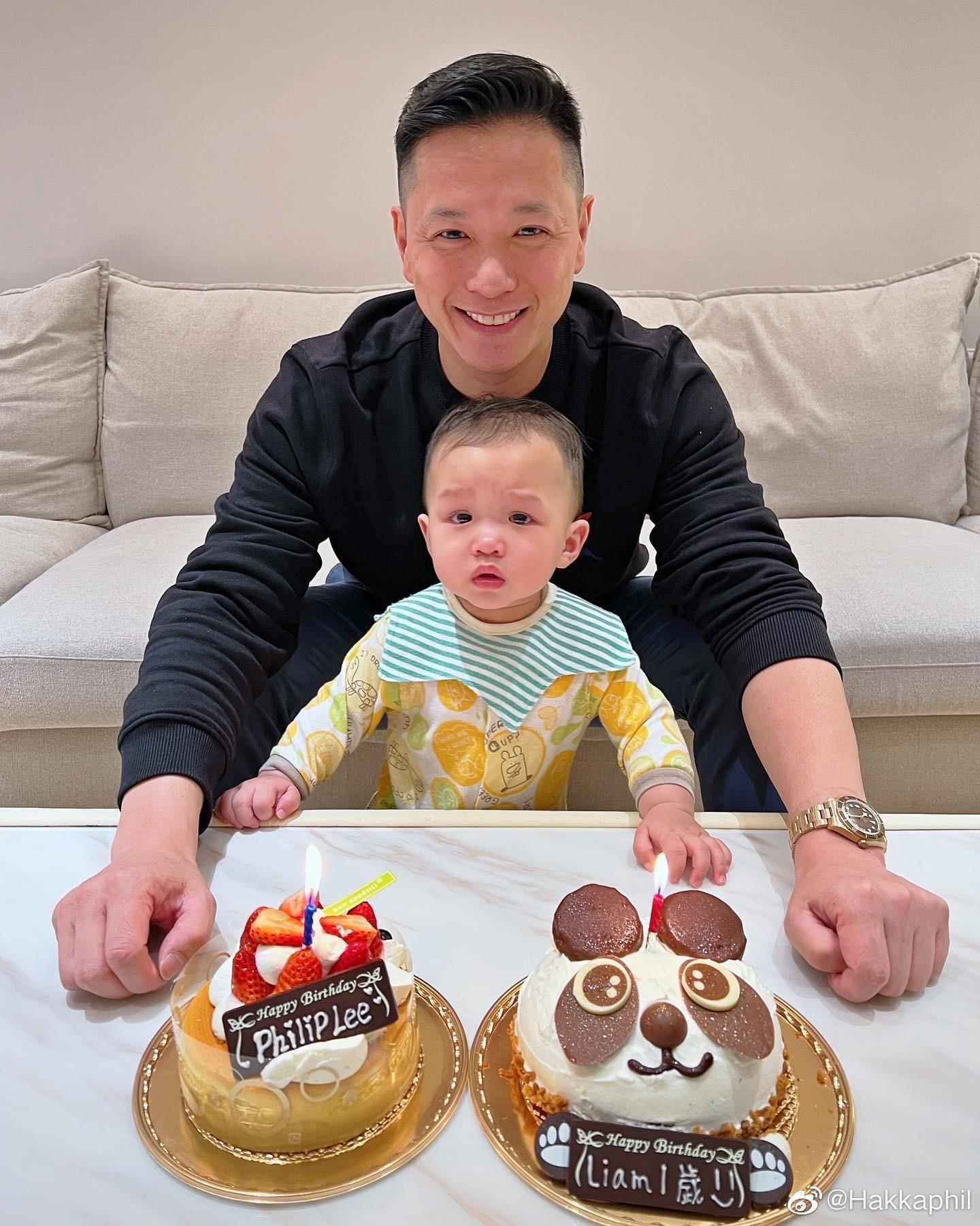 李乘德與孩子溫馨合照。