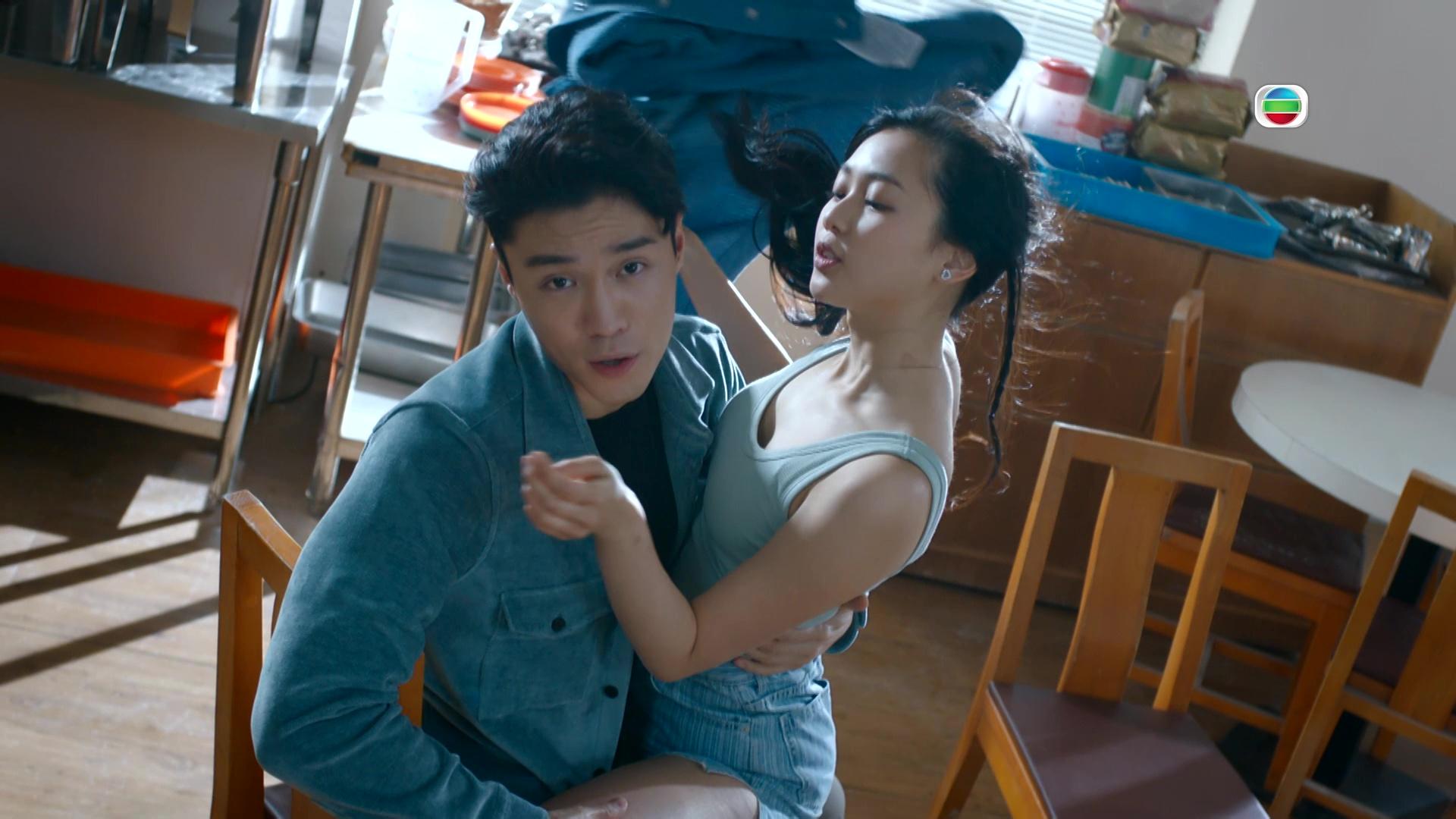 郭柏妍、丁子朗極親密相擁場口曝光。