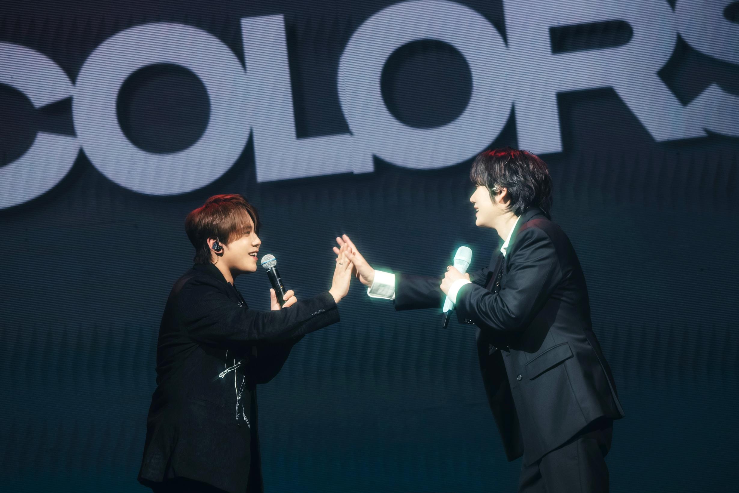 姜濤與圭賢台上惺惺相惜。