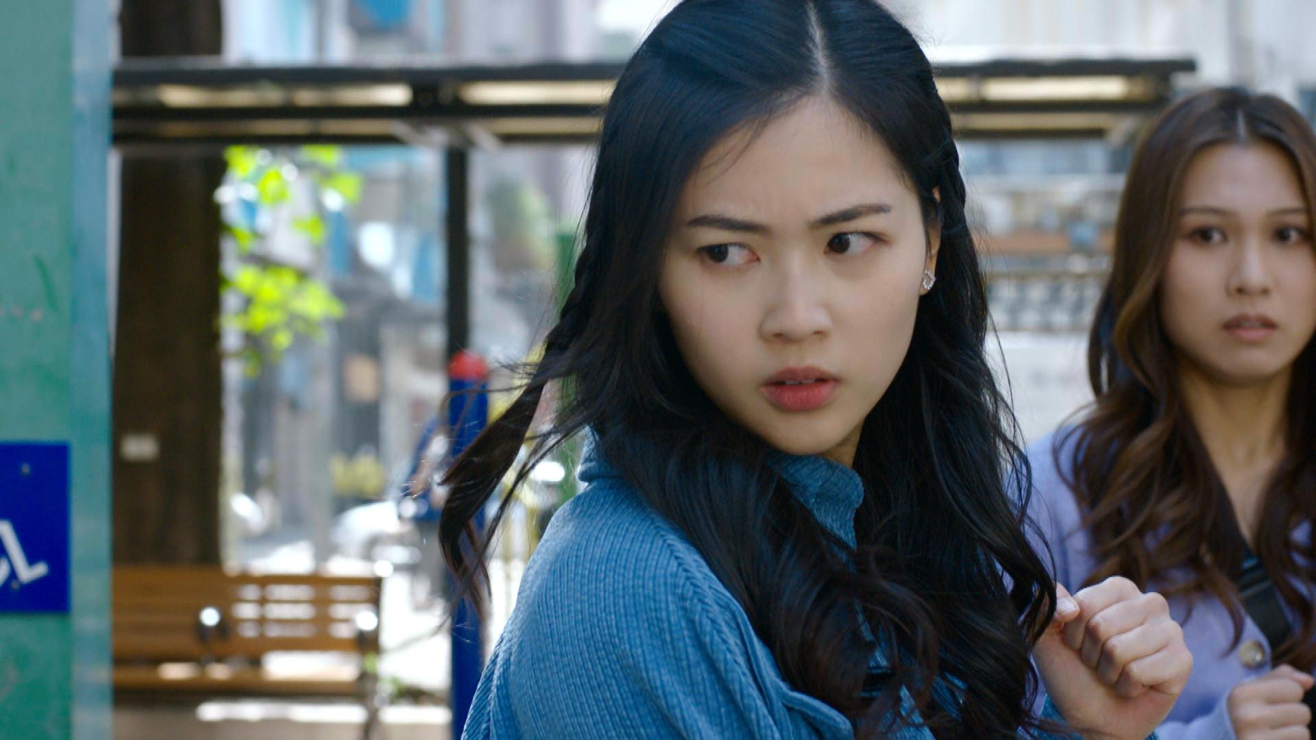 郭柏妍昨晚勇救好友及其未婚夫。