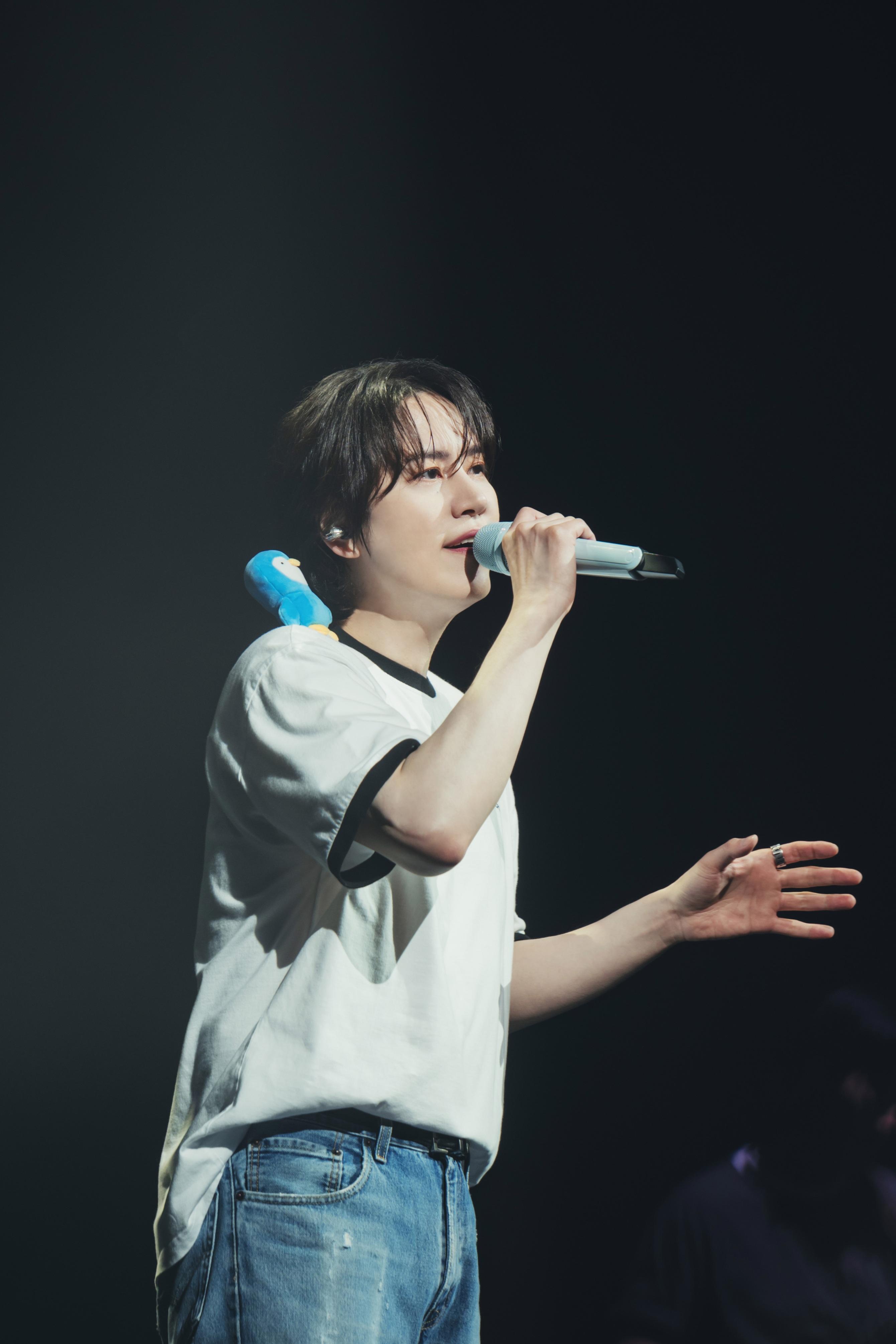 Encore環節,圭賢獻唱了張敬軒的《隱形遊樂場》,樂迷喜出望外。