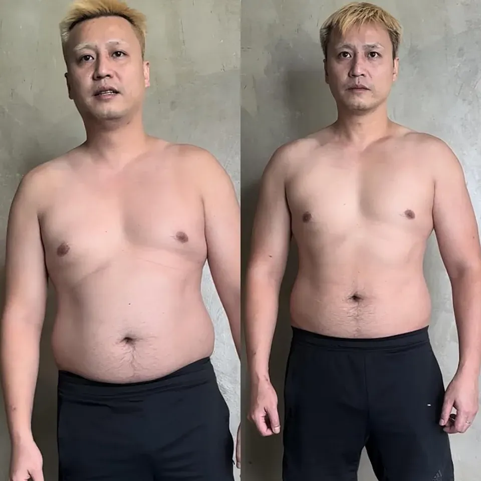 張建聲入行以來,為了演活角色,其體型不斷在短時間內有極大變化。(IG@justin311)