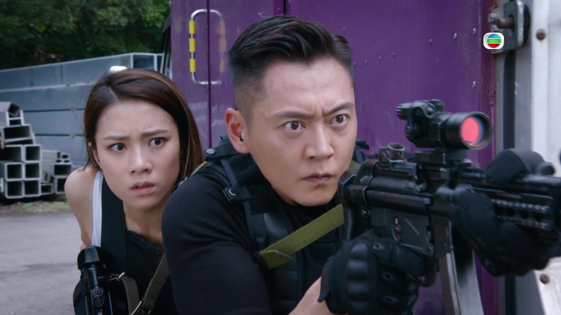 張振朗今次同Tiffany好多場口都拍住上。