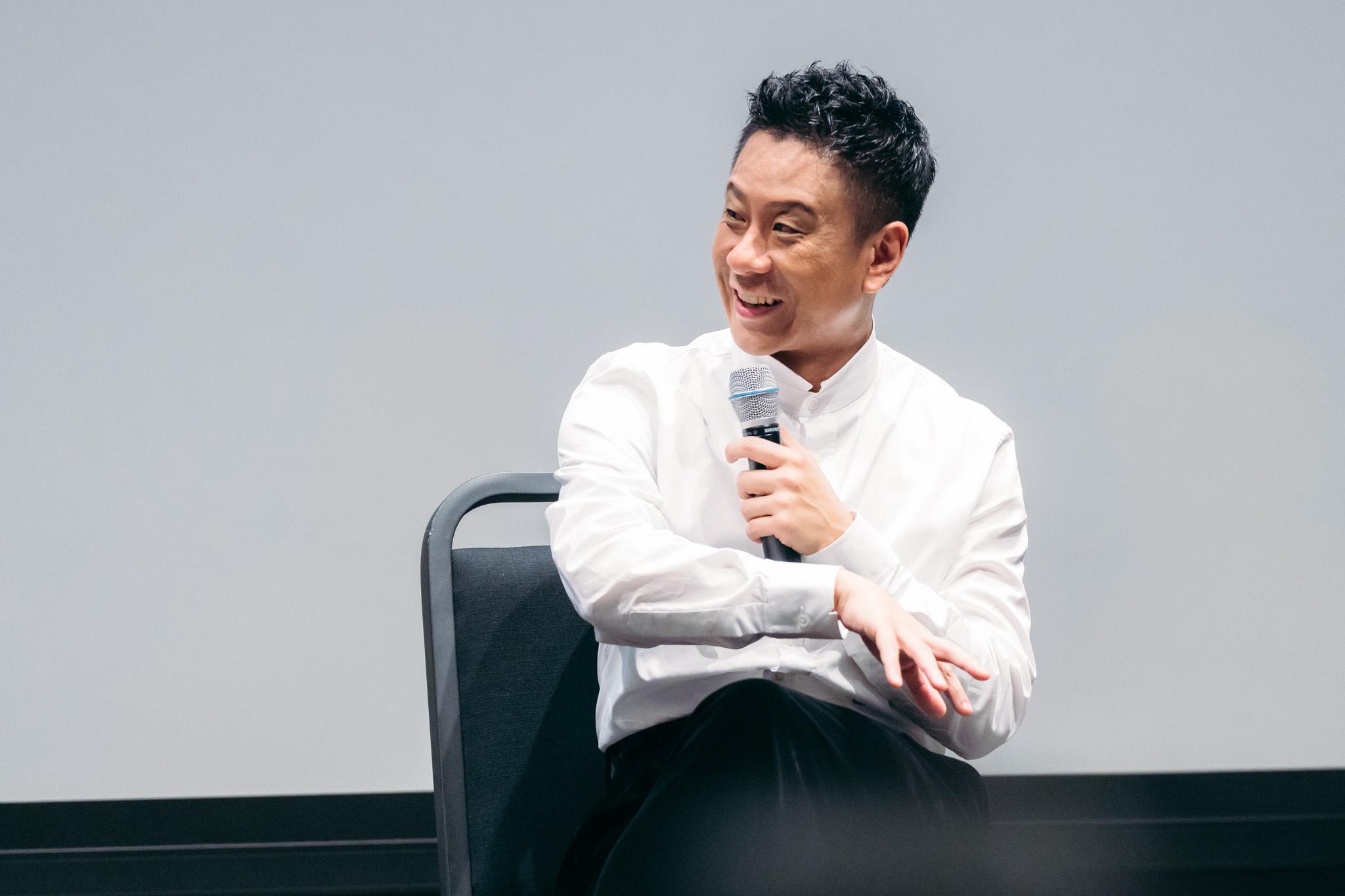 朱栢康分享當配角的經驗。