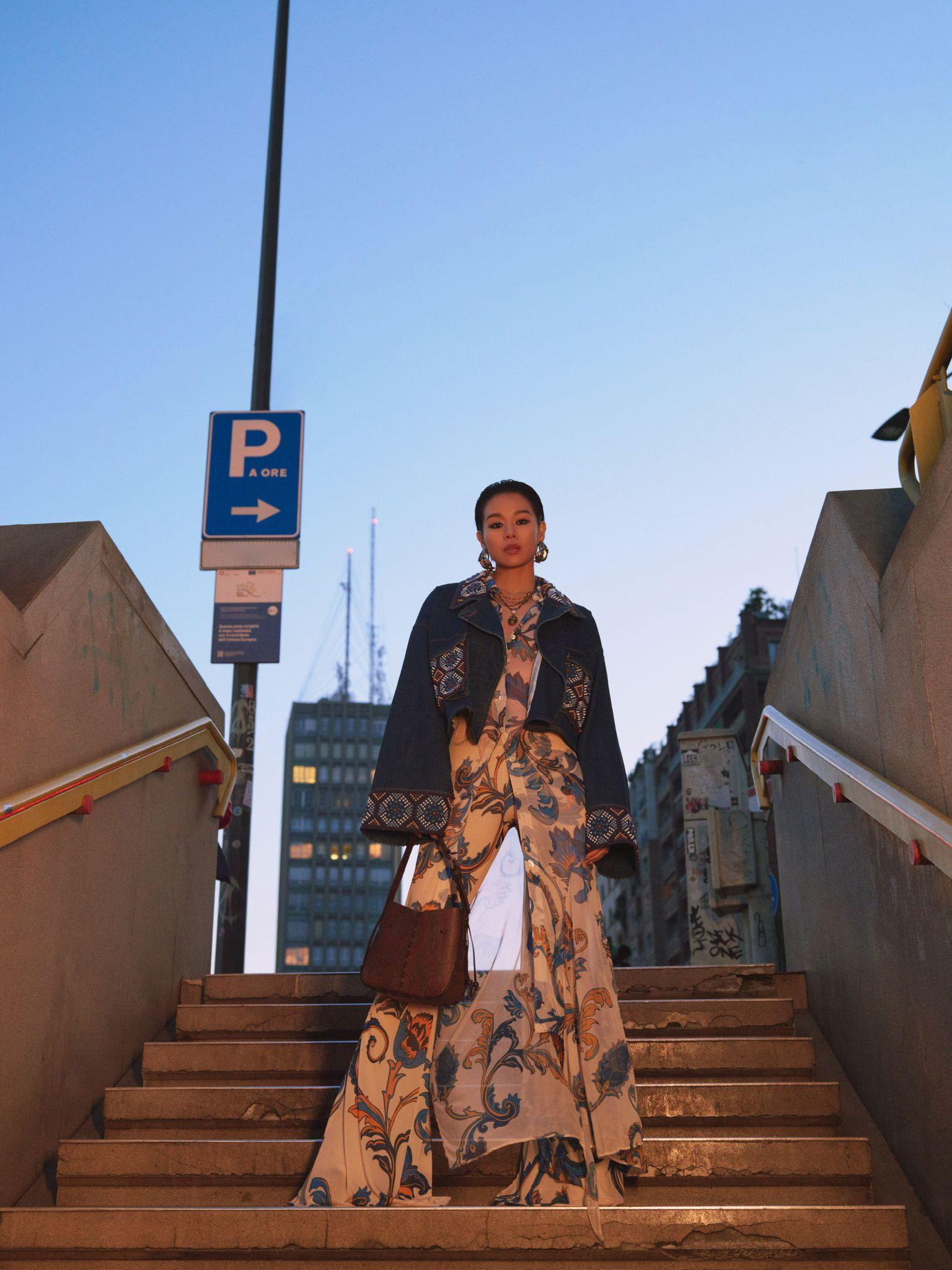 杏兒米蘭之行連走兩個時裝show。