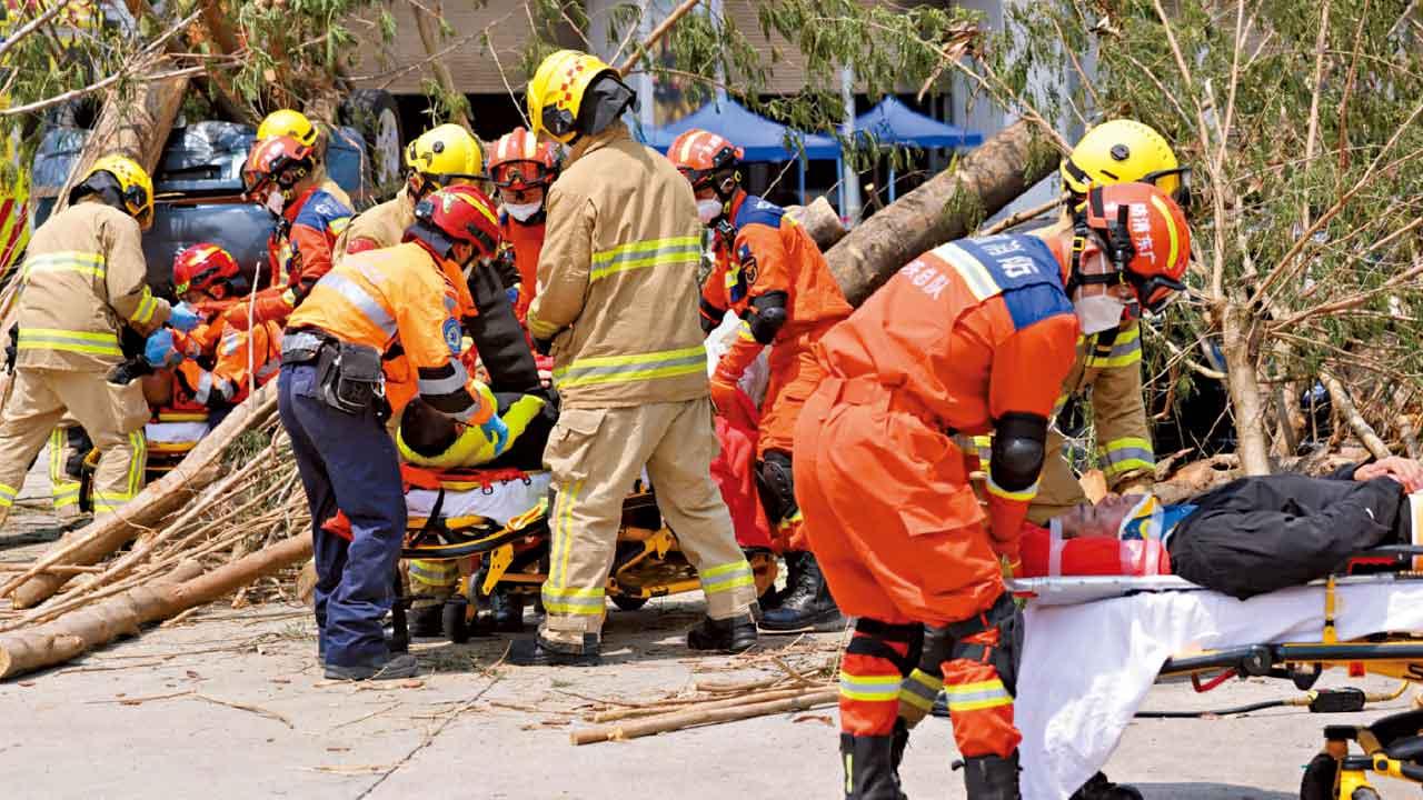 粵港澳消防應急救援演練