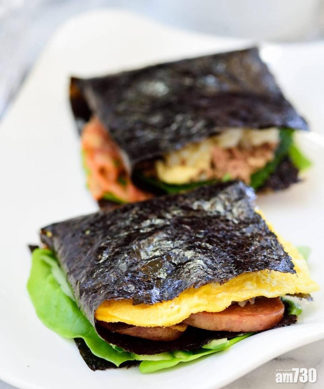 紫菜包飯帶回學校或公司吃也十分方便。