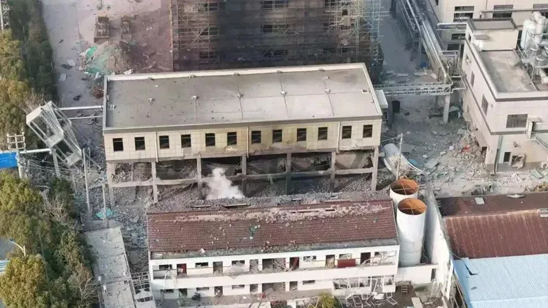 3月11日下午,江蘇惠利生物科技有限公司發生燃爆事故,造成4死4傷。(大風新聞)