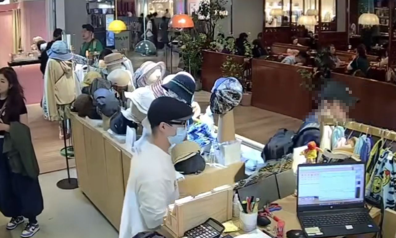 講普通話「雌雄大盜」K11商場扮問路偷耳環,損失560元(Threads影片截圖)