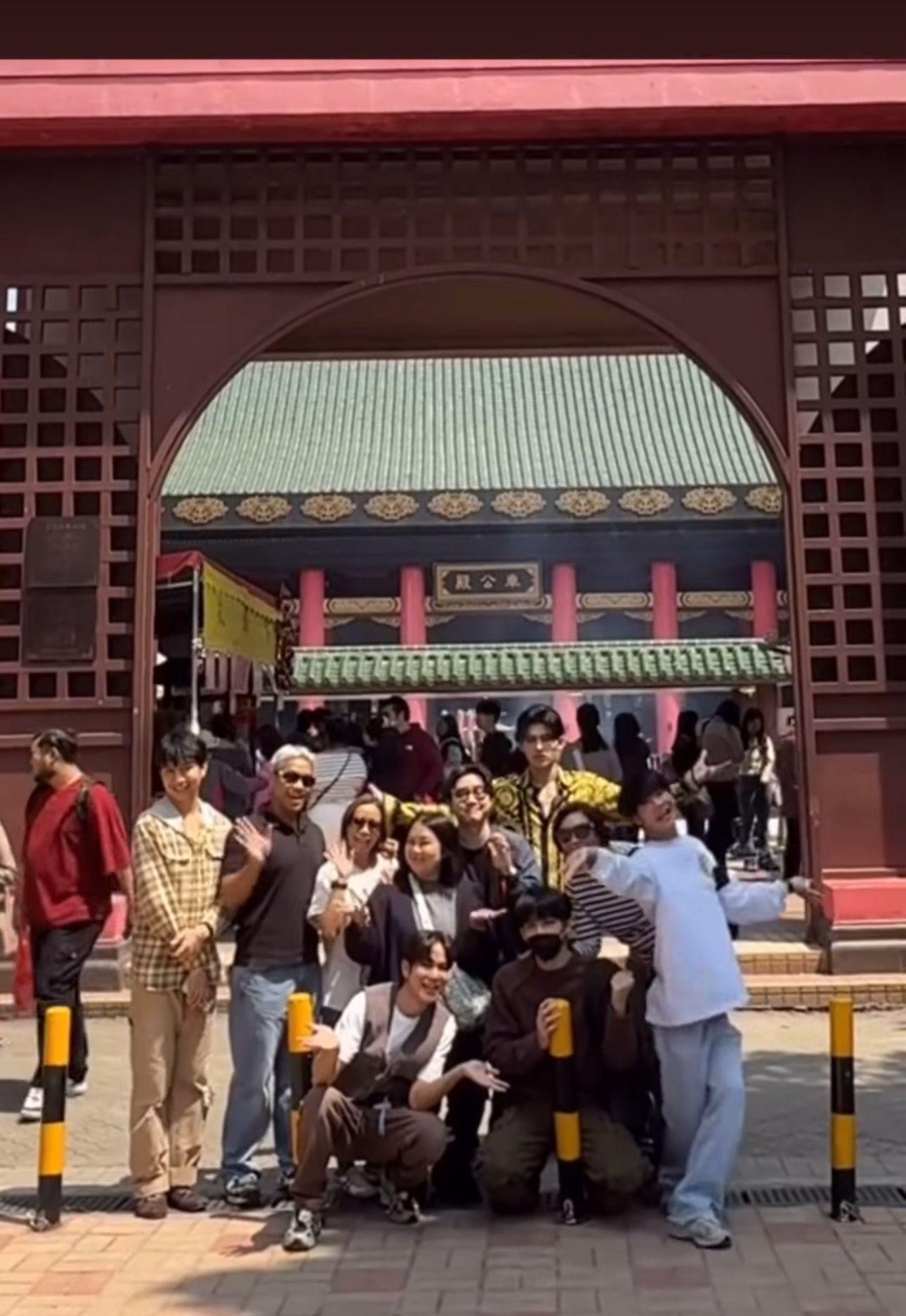 Pond今次抵港立即到處打卡。