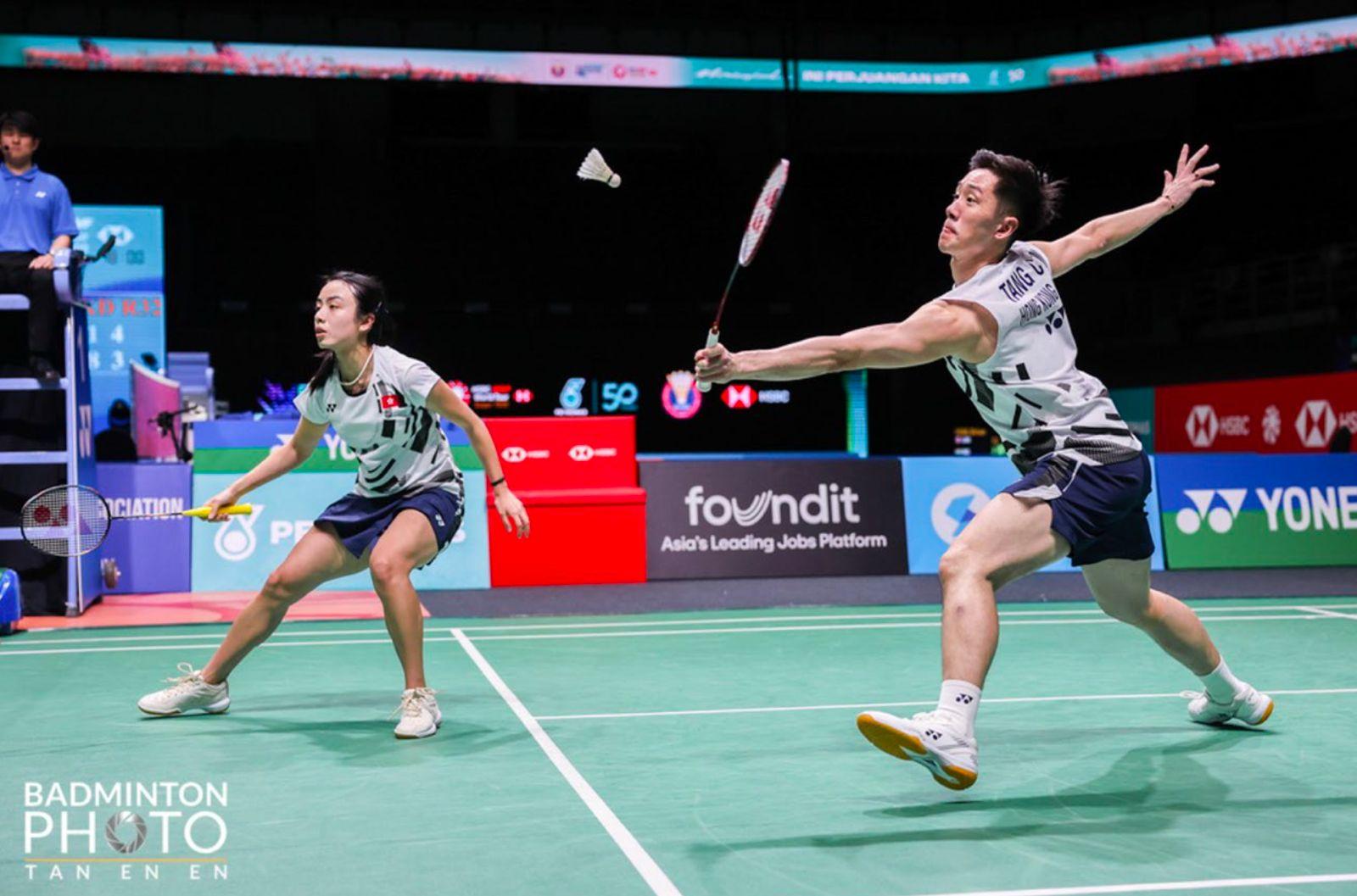 鄧俊文/吳芷柔於中國羽毛球大師賽決賽擊敗廖品逸/黃可欣。(Photo Credit : Badminton Photo)