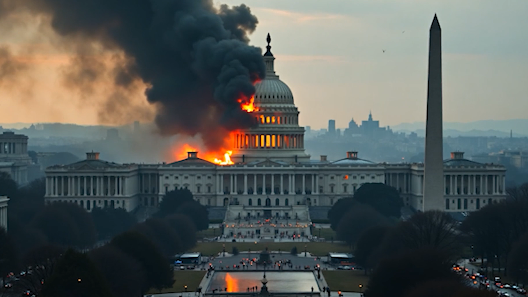 西班牙AI電影《大重置》無論演員及場景均由AI製作。(互聯網)