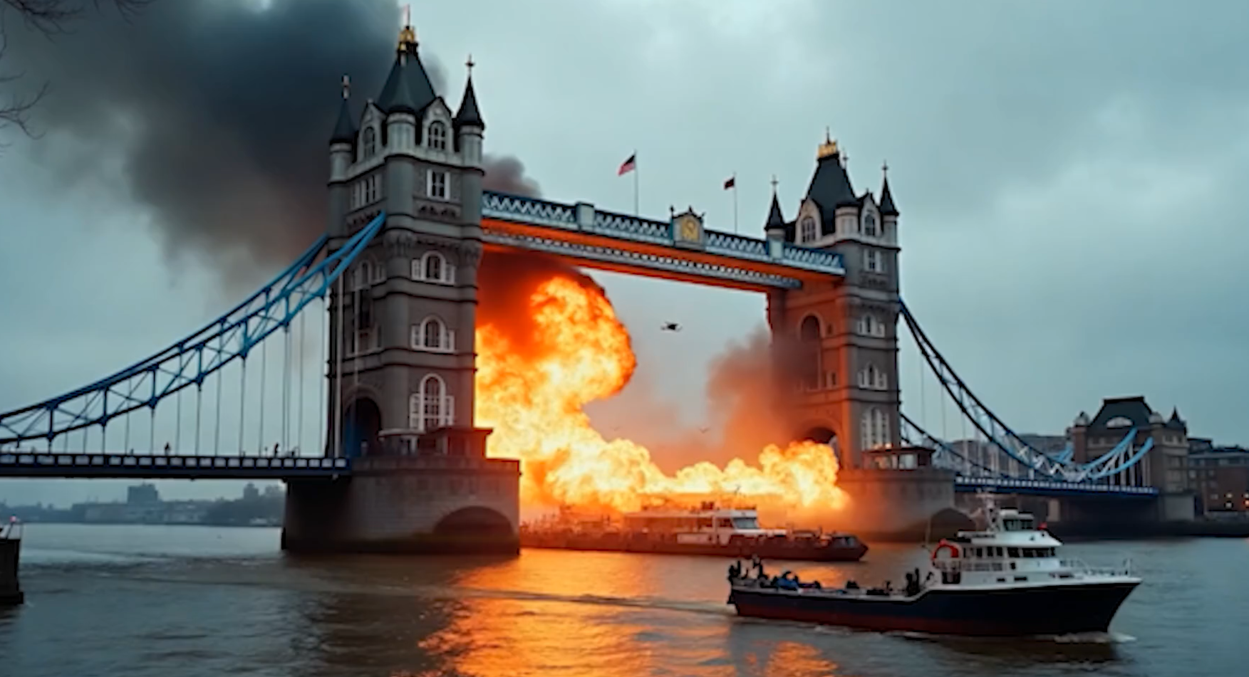 西班牙AI電影《大重置》無論演員及場景均由AI製作。(互聯網)