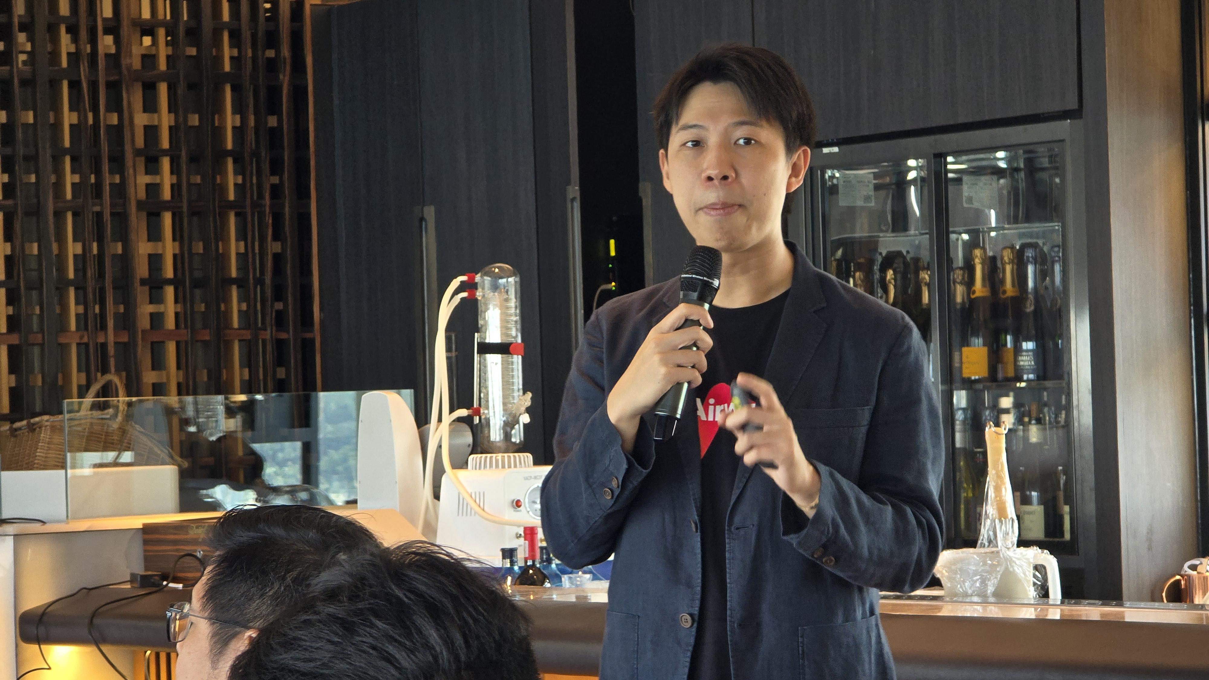 Airwallex亞太區總經理陳君洋Arnold於活動上簡介過去一年的業績。