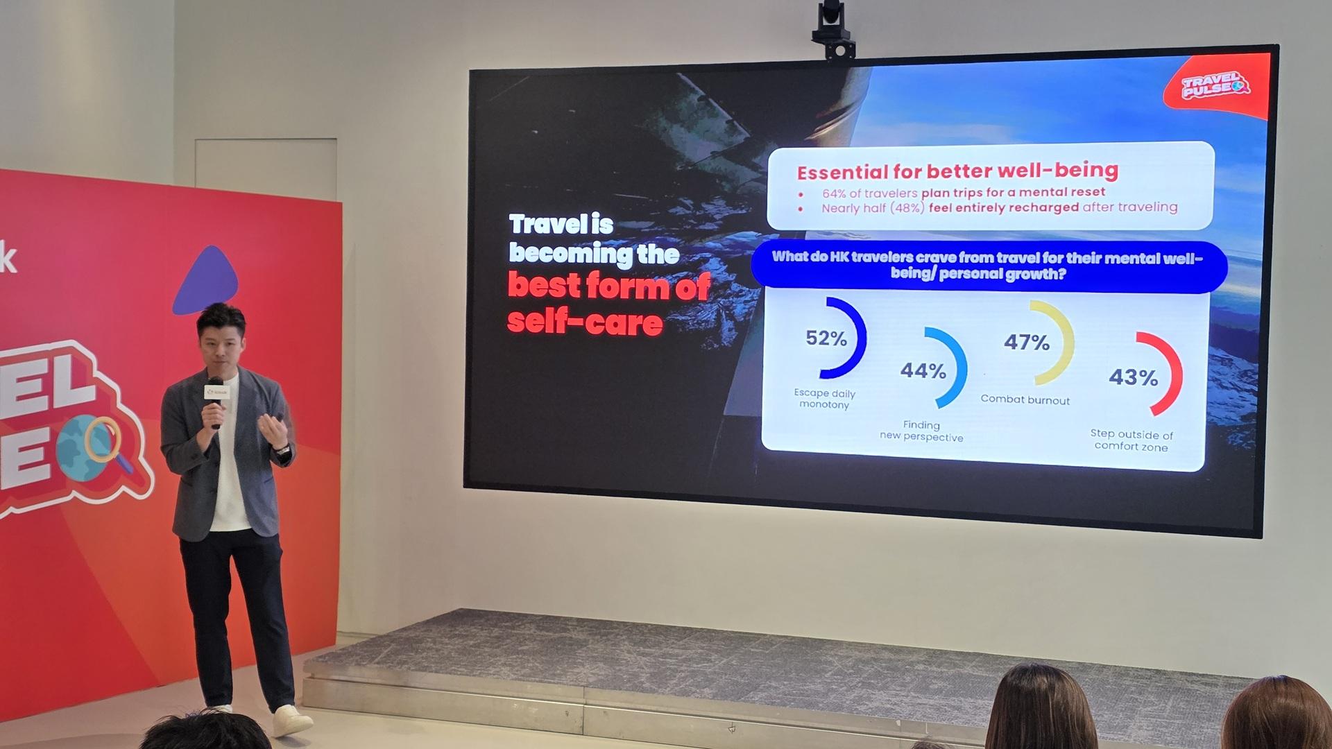 64%千禧世代及Z世代視旅遊為重整心情的療愈之旅。