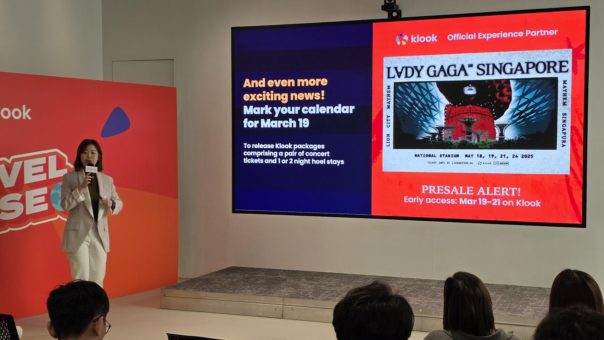 Winnie預告Lady Gaga新加坡演唱會門票將於本周三(3月19日)開賣。