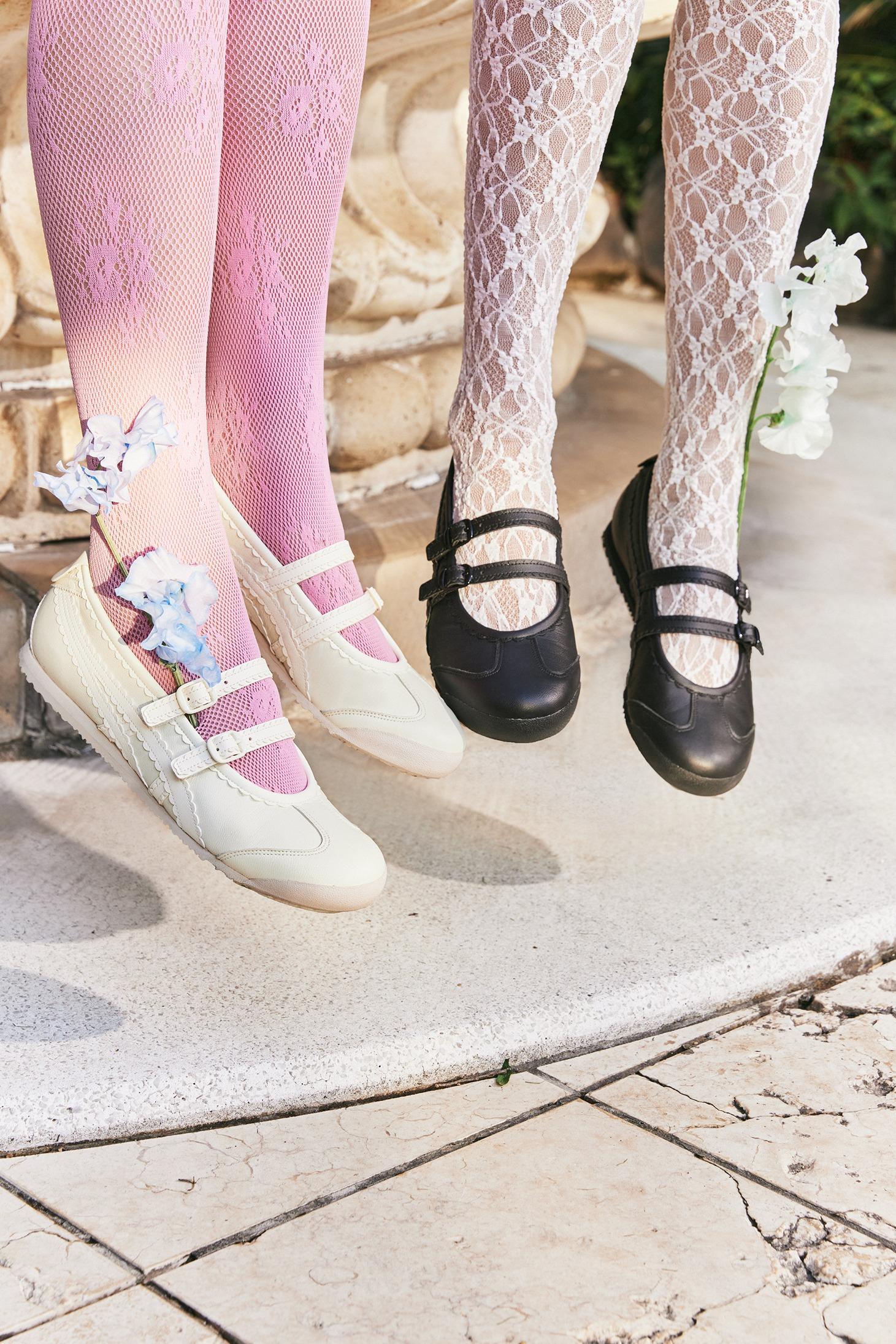 Onitsuka Tiger鬼塚虎推出甜美芭蕾風波鞋MEXICO 66 TGRS。