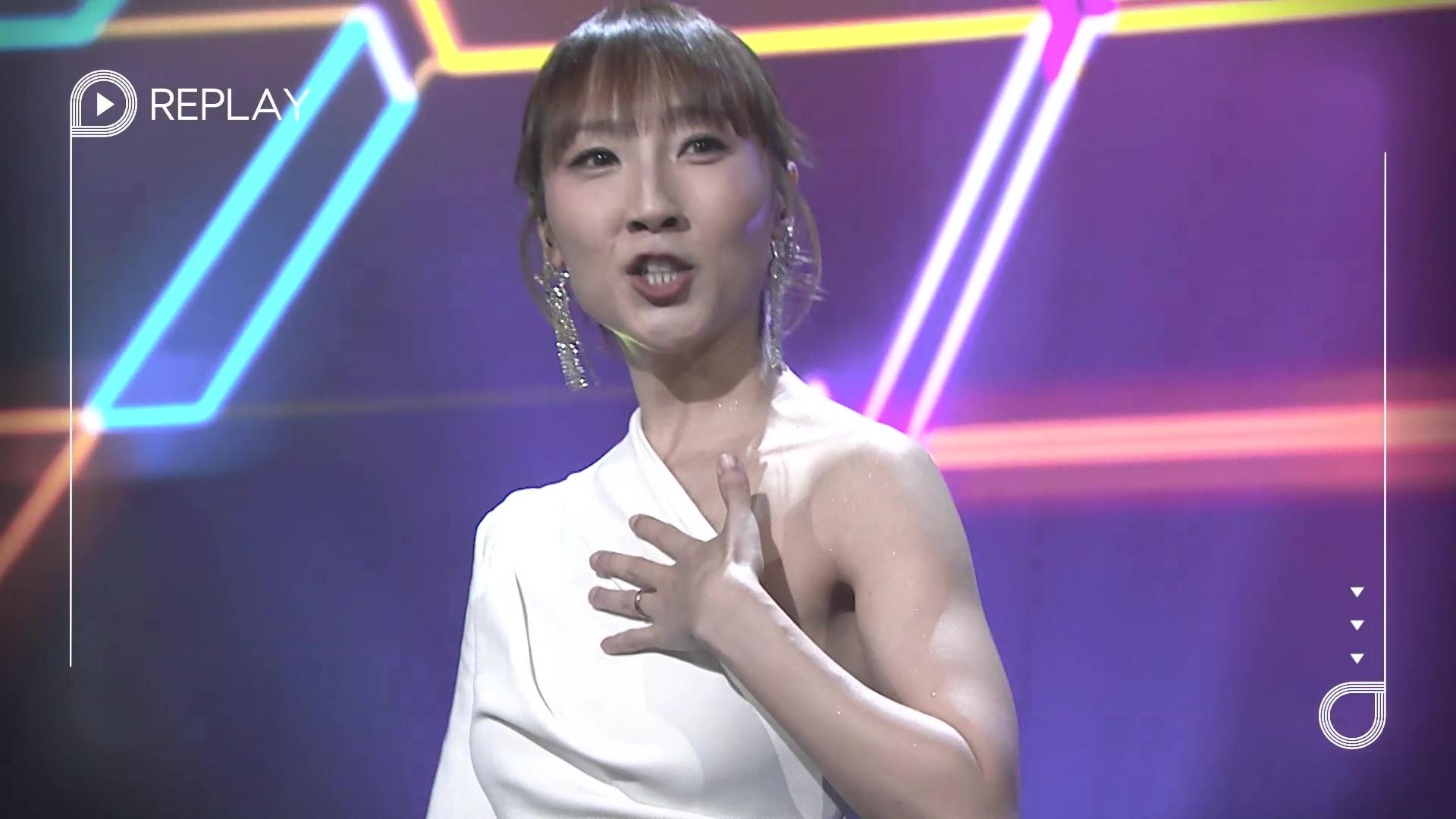 曹越昨晚搏到盡,唱李敏的《想你的365天》。