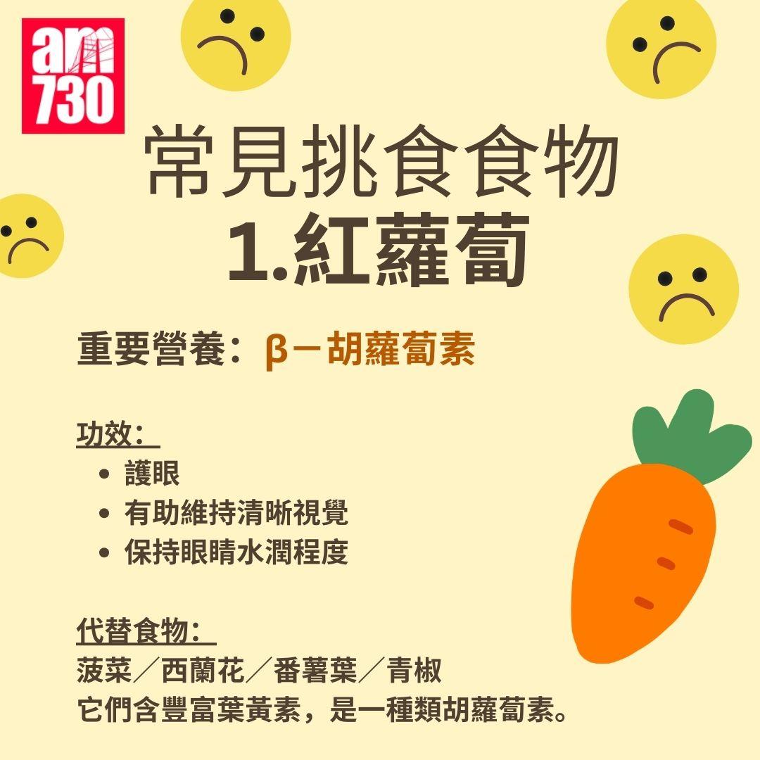 3個常見挑食食物營養拆解