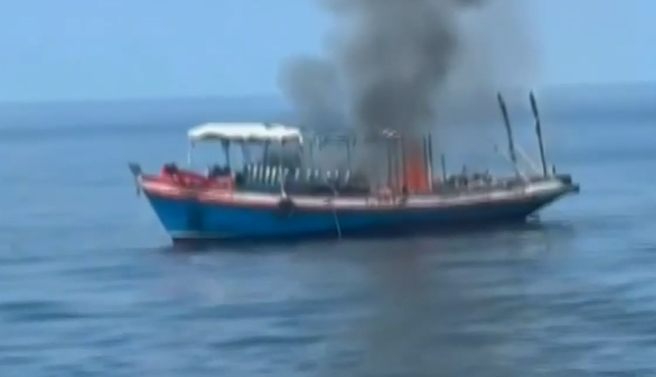 泰國潛水船起火英國遊客燒死。(互聯網)