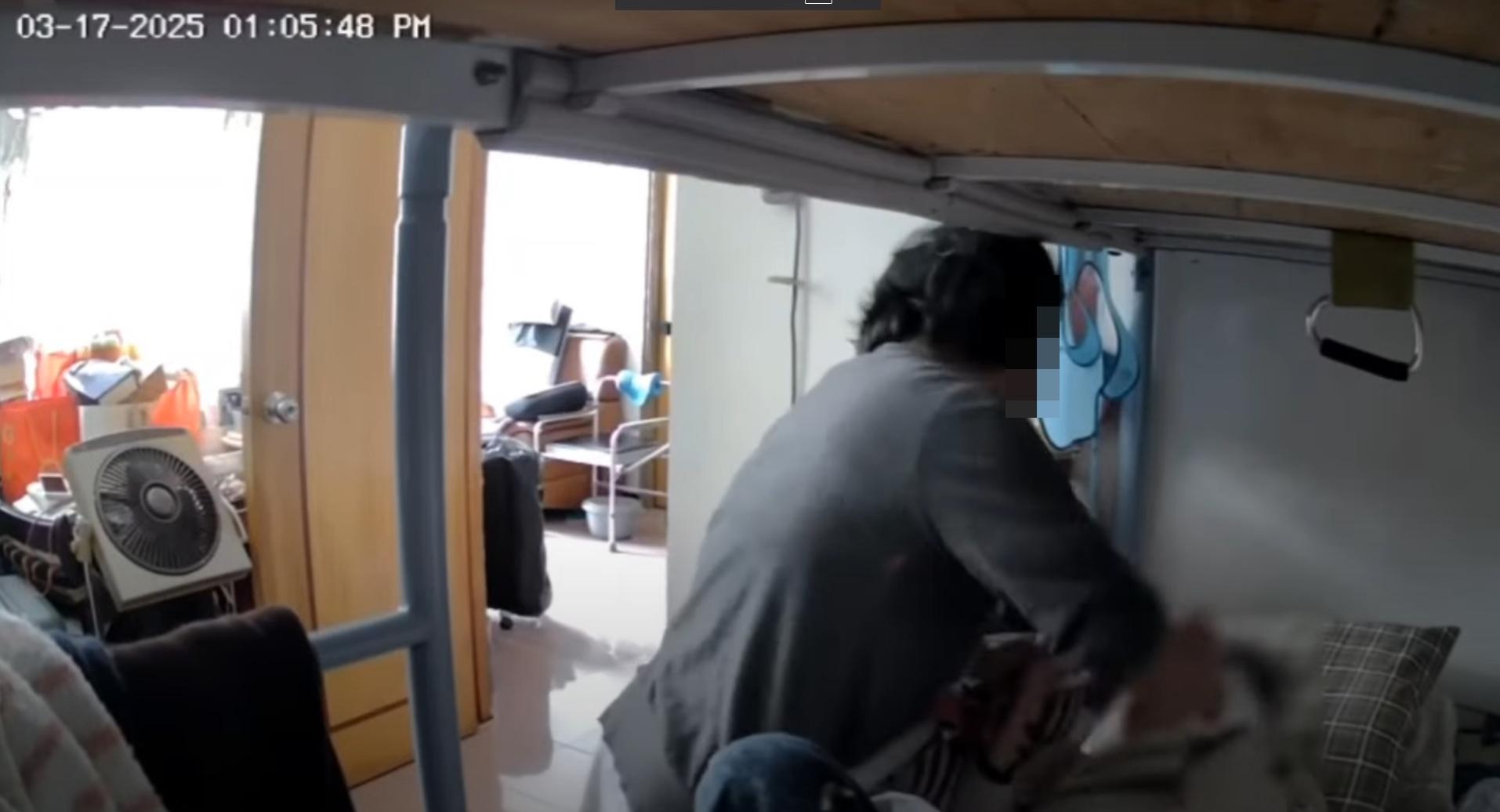 一名印傭疑虐待81歲患癌老婦。(網上片段截圖)