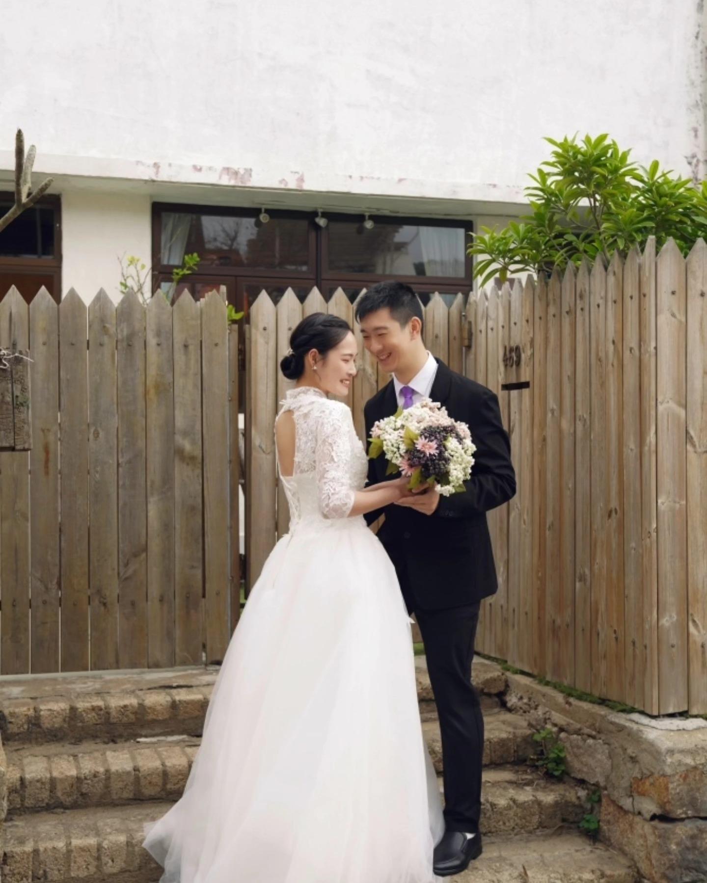 本地殘疾田徑名將、「神奇小子」蘇樺偉成婚,迎娶同樣是本地殘疾田徑港隊代表的任國芬。(蘇樺偉FB)