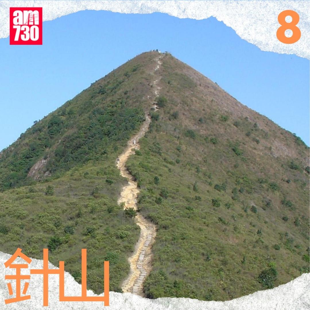 Google地圖香港十大打卡地點|針山第8名(am730製圖)
