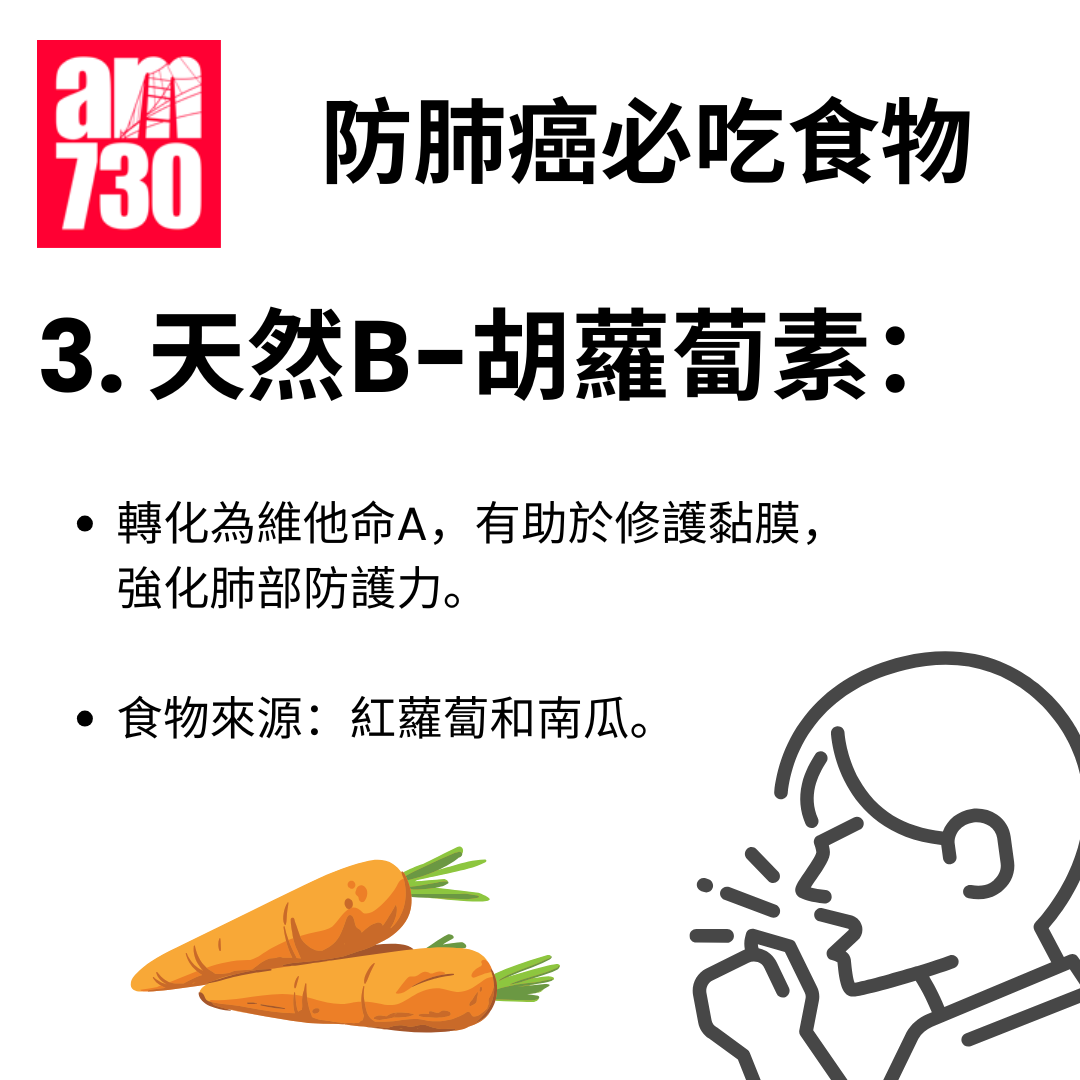 不吸煙也會患肺癌?營養師教吃5種食物遠離肺癌