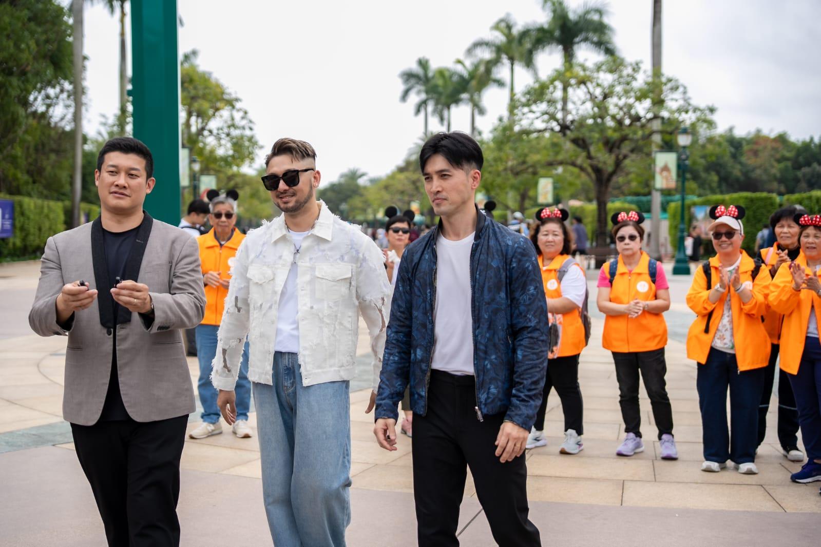 1蚊Joe、尹新杰及陳國峰,擔任「迪士尼狂想曲-攜手點亮童心」活動大使。