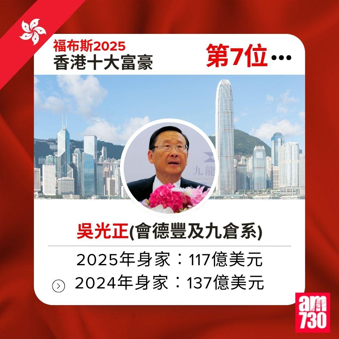 福布斯2025|香港十大富豪