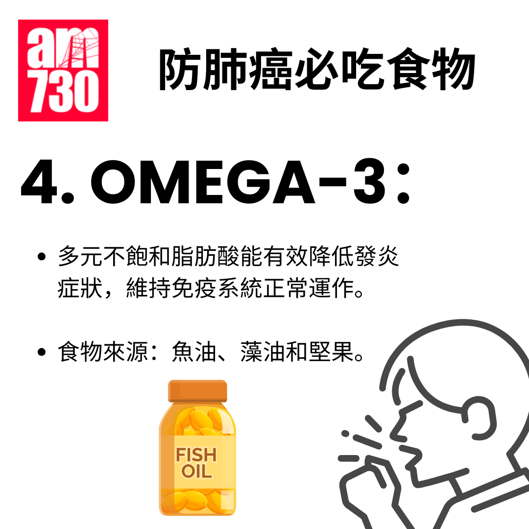 不吸煙也會患肺癌?營養師教吃5種食物遠離肺癌