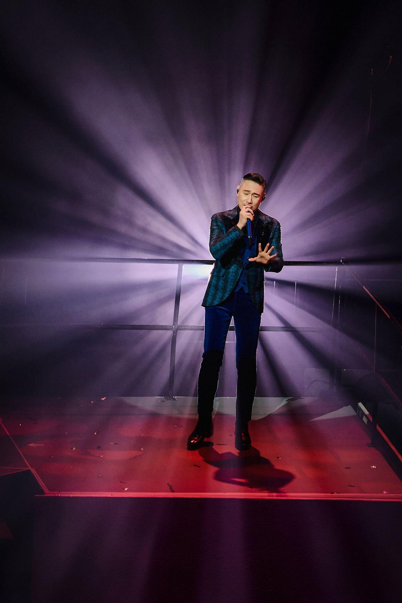 張學友站高雄巨蛋舞台,直認自己身體變差。