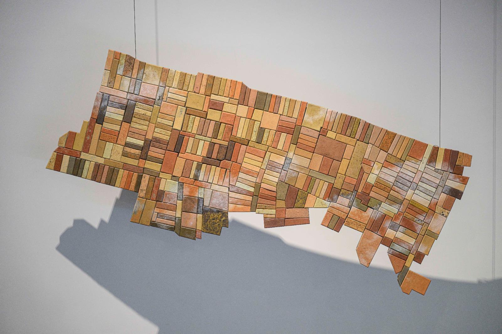 黃麗貞陶瓷裝置作品《南固紛陳》。