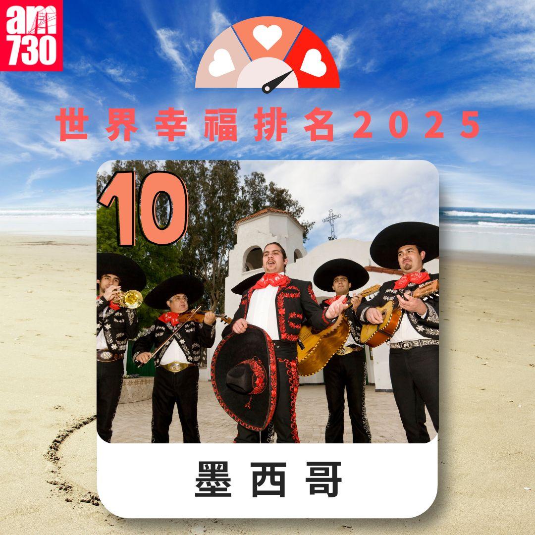 世界幸福排名2025|墨西哥(am730製圖)