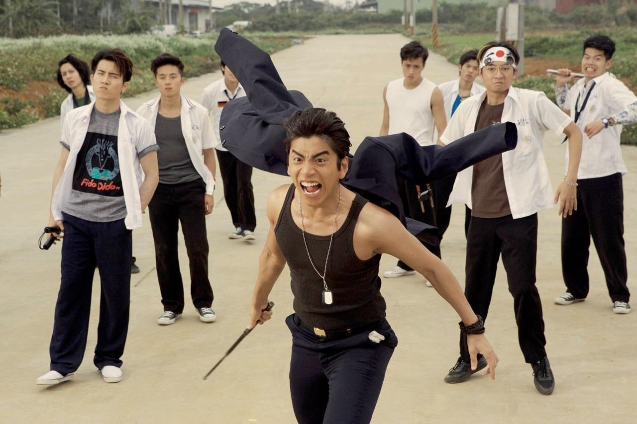 王大陸在《我的少女時代》中演不良學生「徐太宇」入型入格。