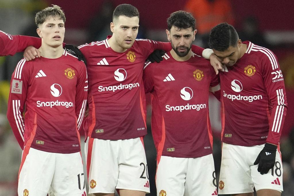 曼聯互射十二碼不敵富咸 英格蘭足總盃第五圈止步。(美聯社)